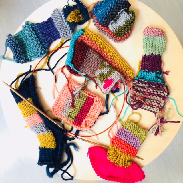 Cowgirlblues hand dyed yarn in Paris