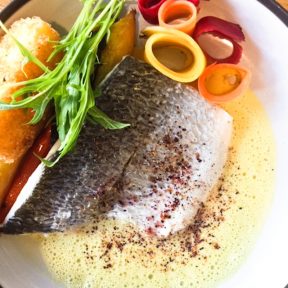 Lyon gourmet meal with fish