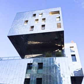 Lyon stacked modern architecture