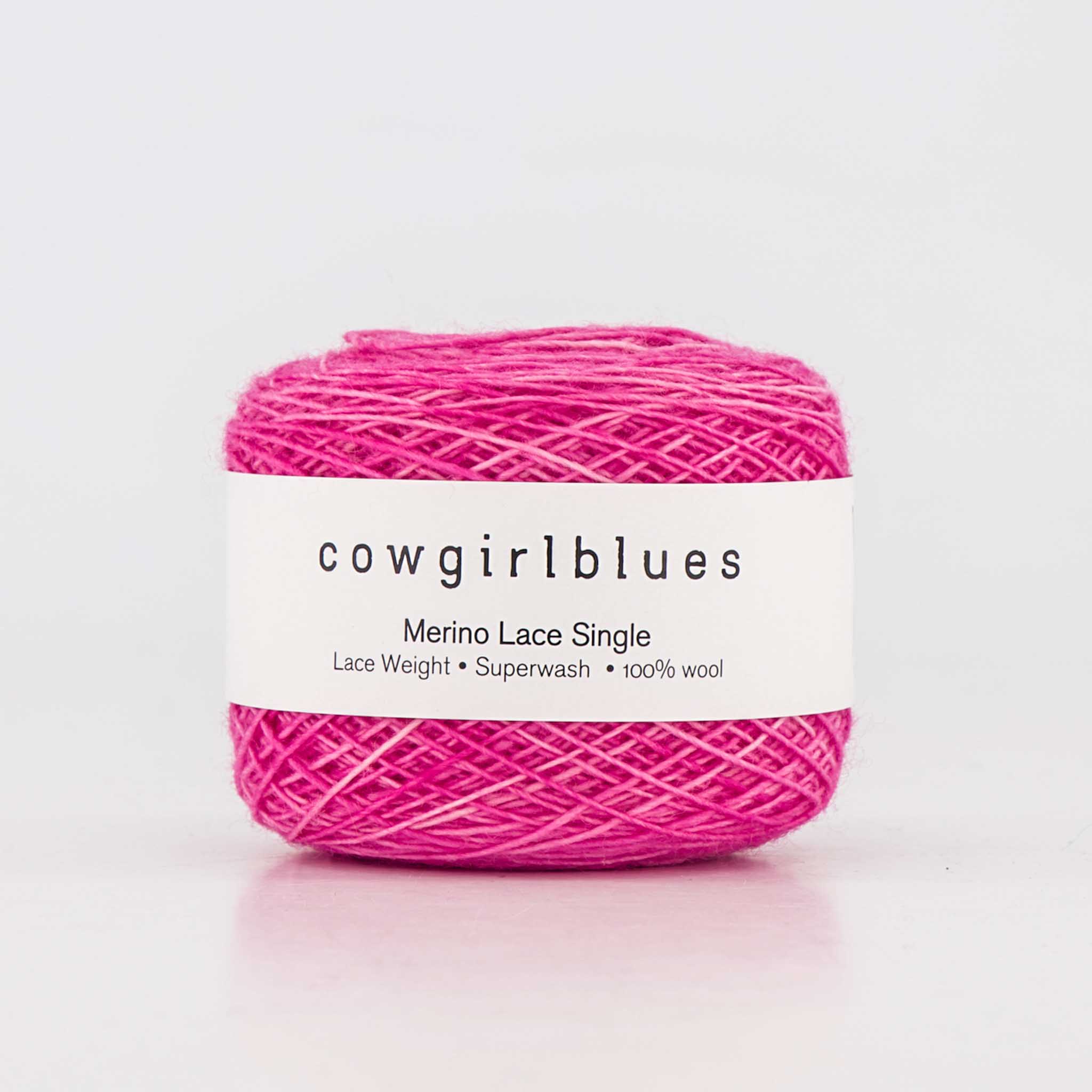Merino Lace Hot Pink