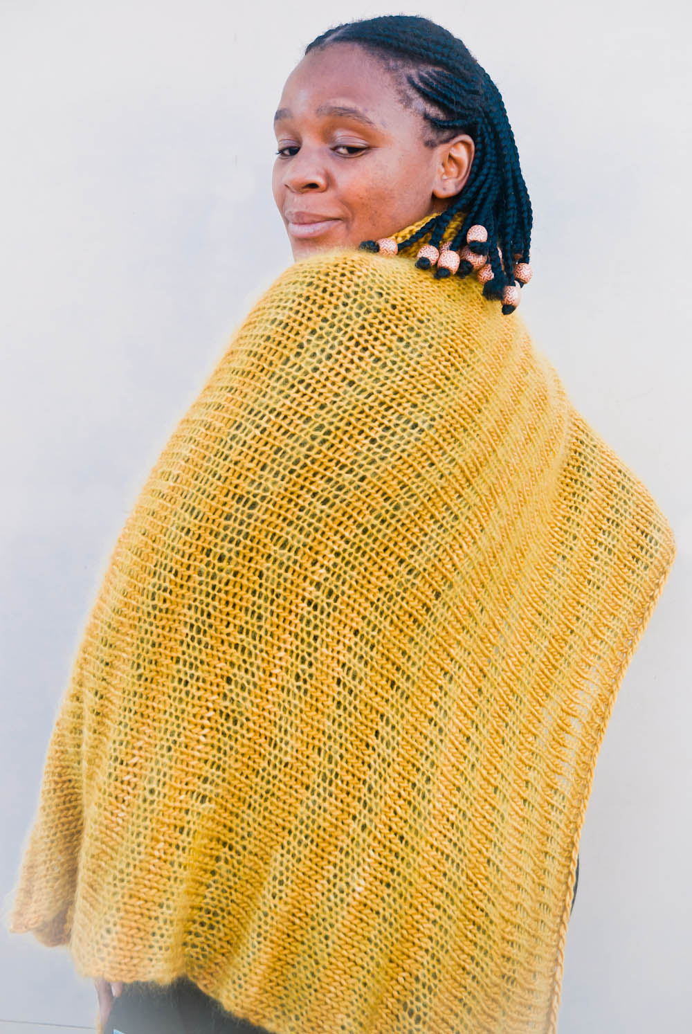 Soft Stripe Poncho Pattern