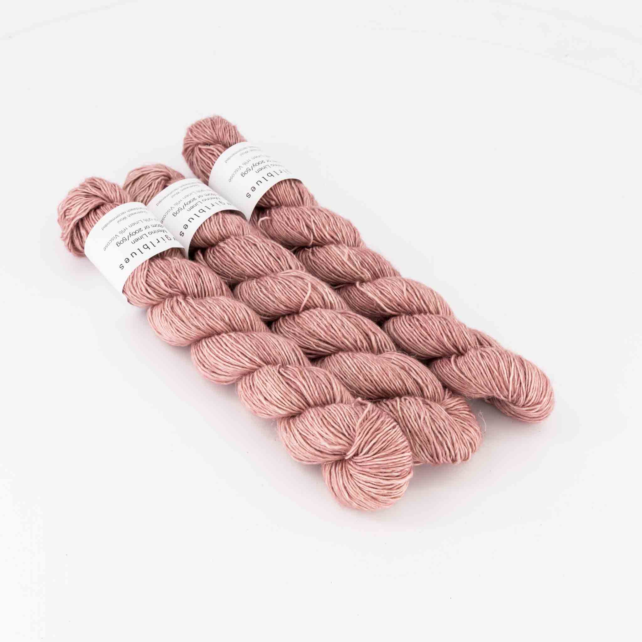 Merino Linen 50g Faded Rose