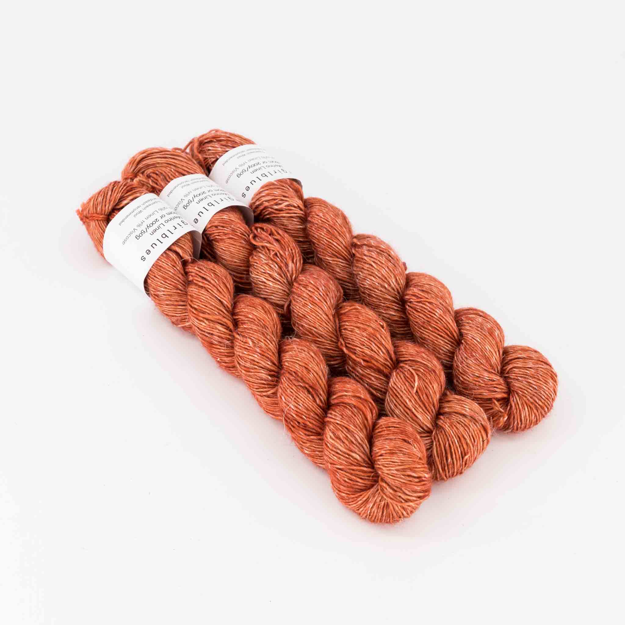 Merino Linen 50g Terracotta
