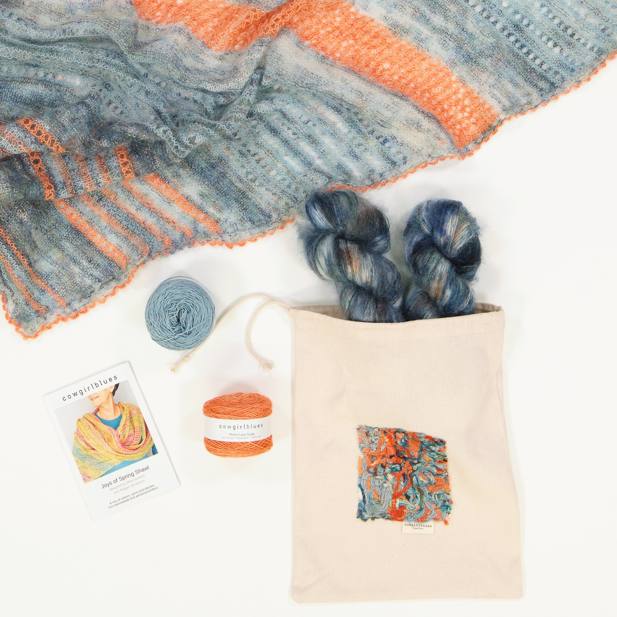 Joys of Spring Shawl Knit Kit