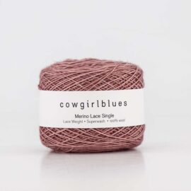 Merino Lace Faded Rose
