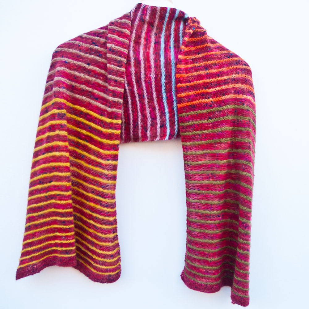 Pin Stripe Scarf Pattern