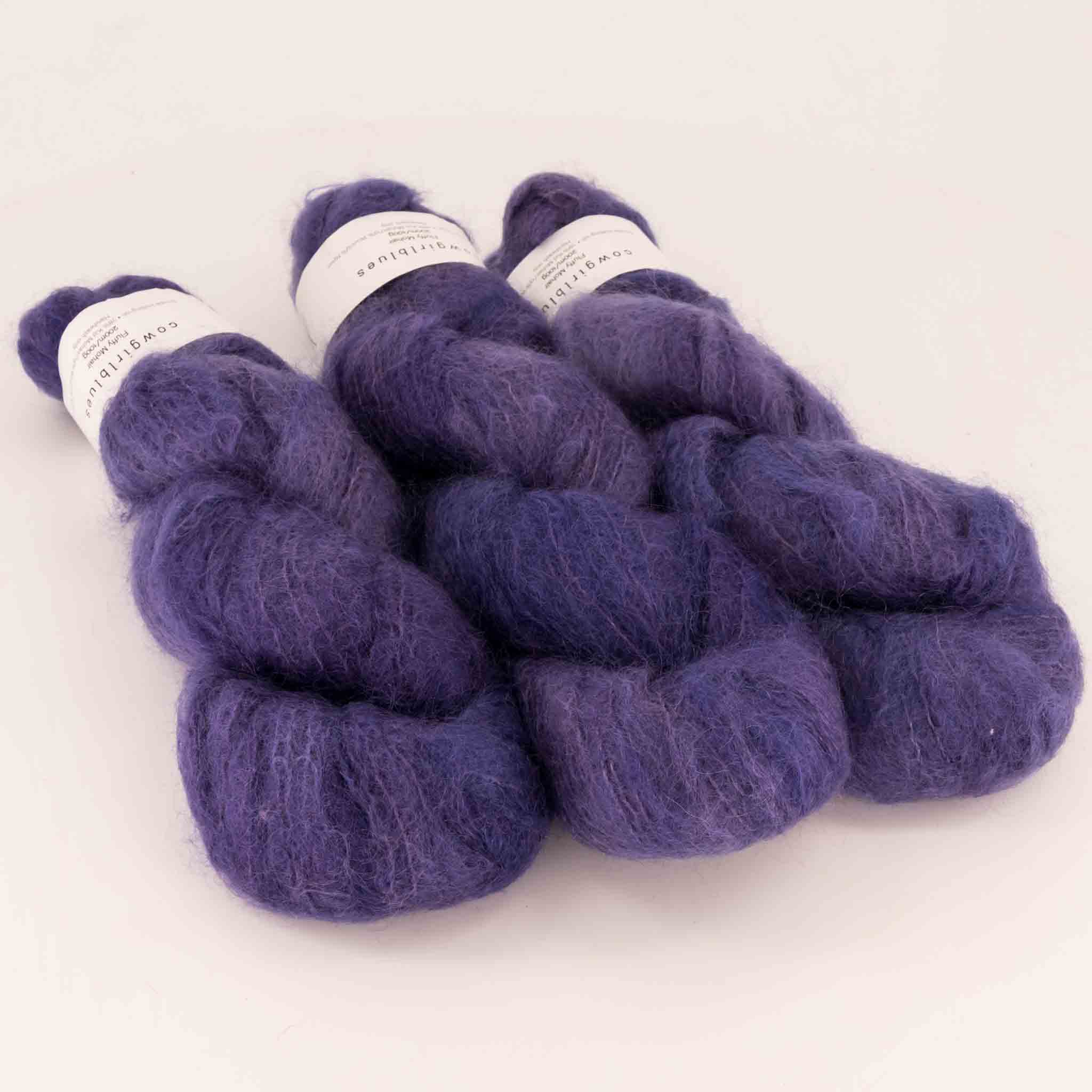 Fluffy Aubergine