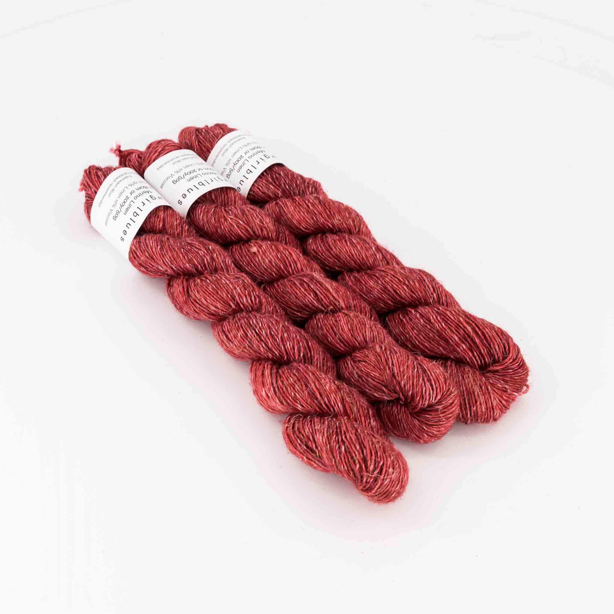 Merino Linen 50g Dusty Rose