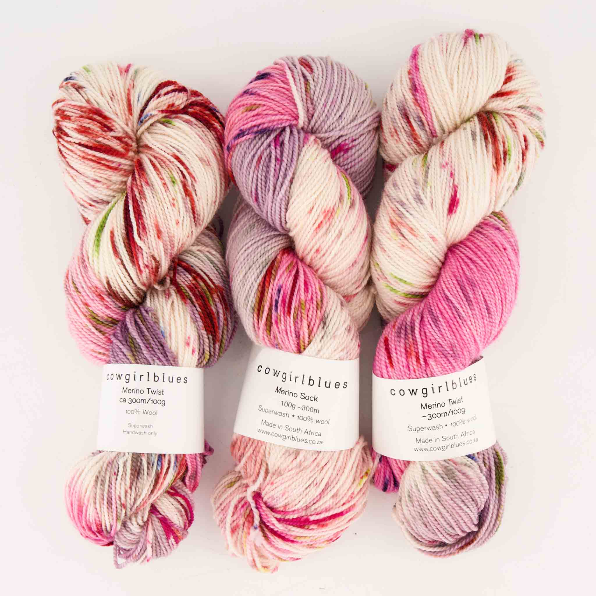 Merino Twist Skein Happy Days