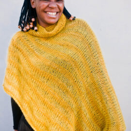 Soft Stripe Poncho Pattern