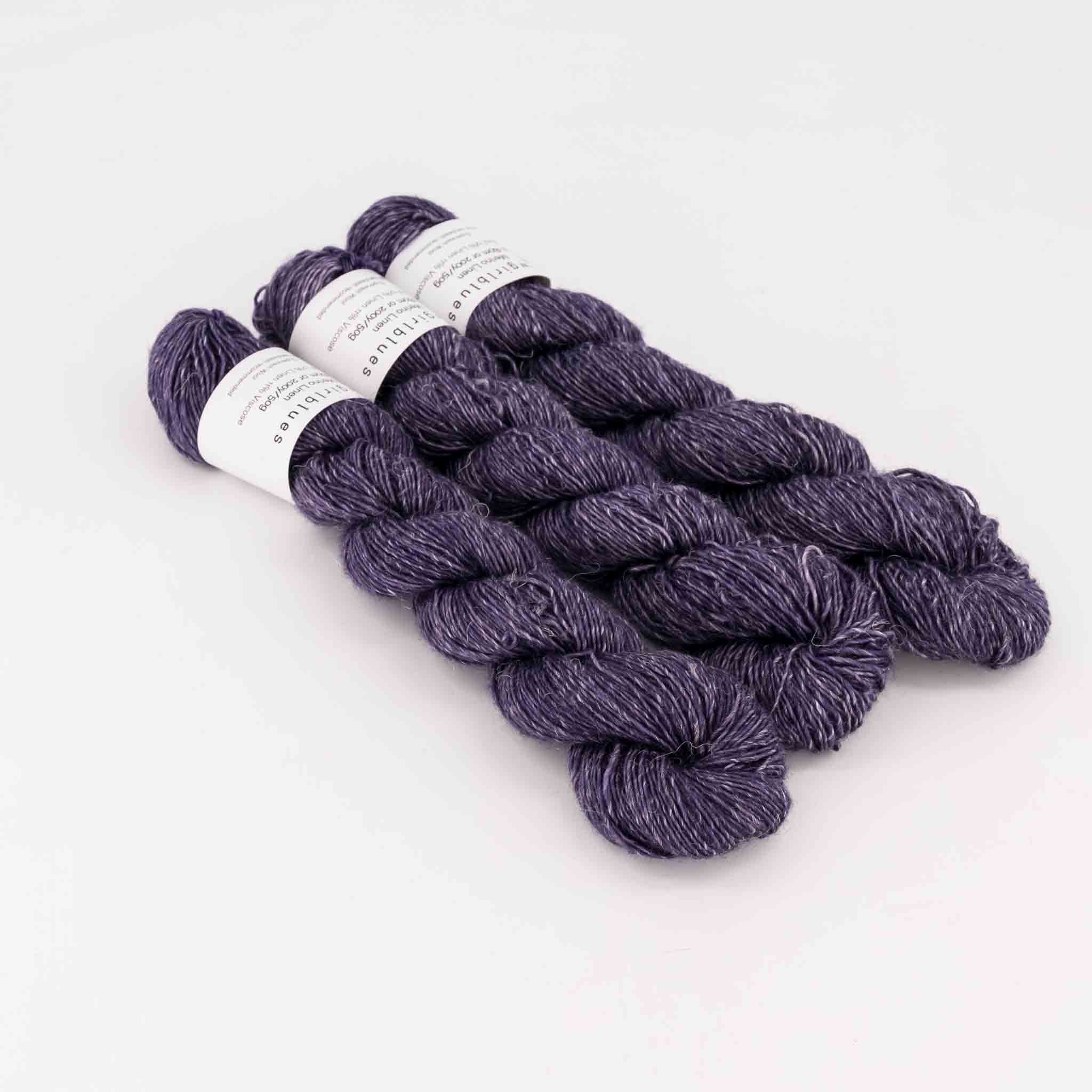 Merino Linen 50g Aubergine