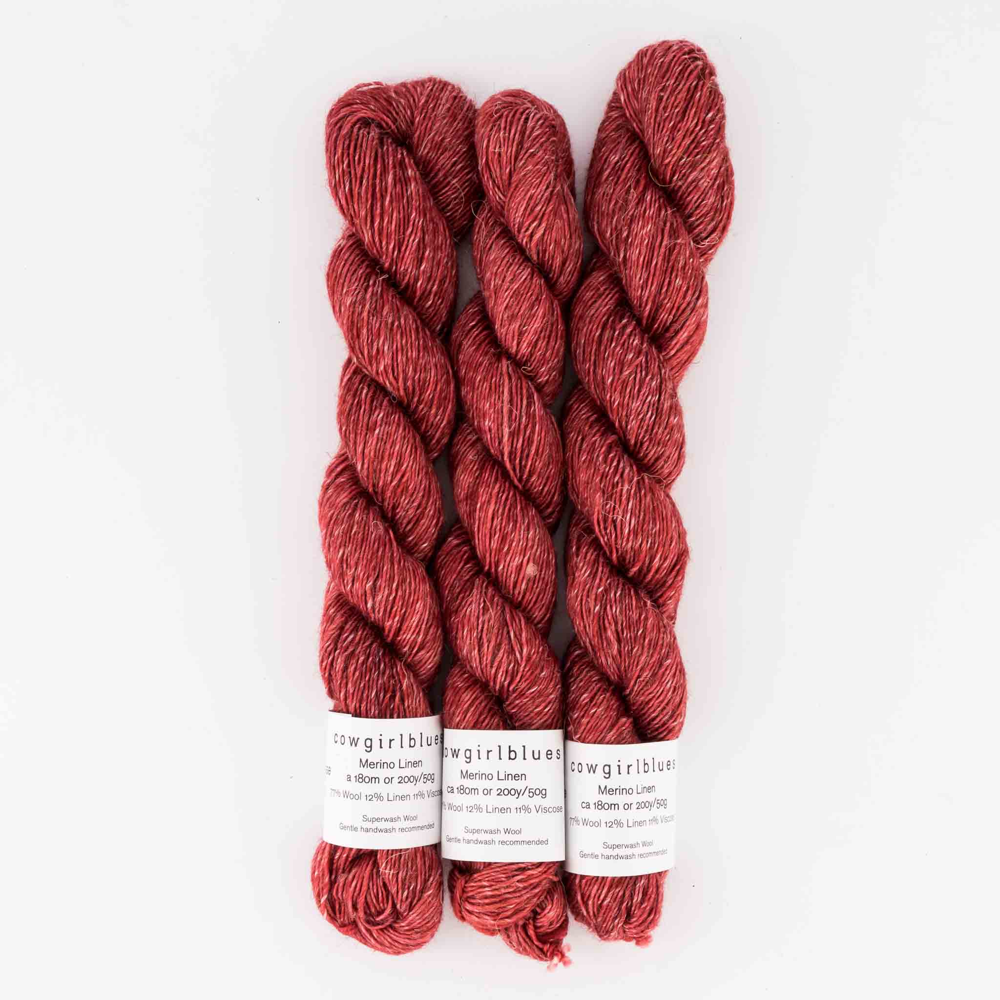 Merino Linen 50g Dusty Rose