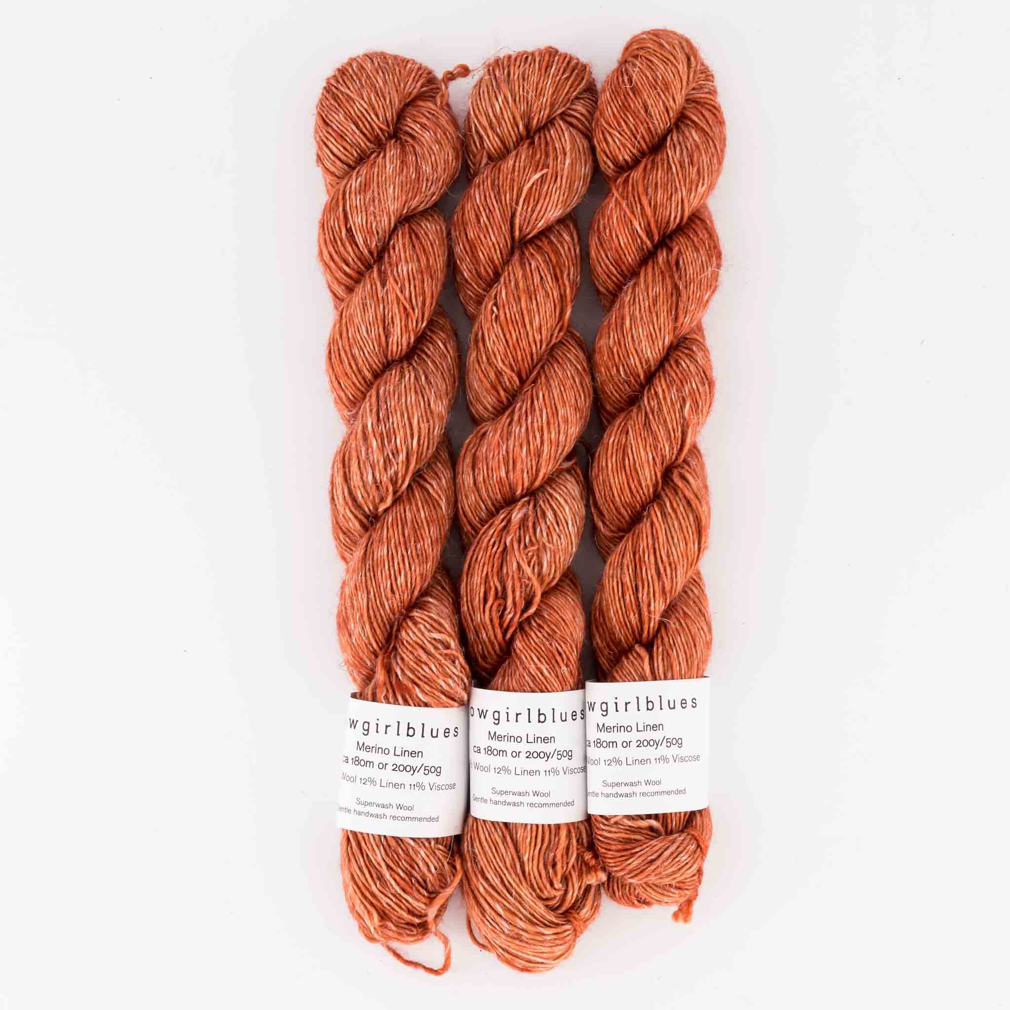 Merino Linen 50g Terracotta