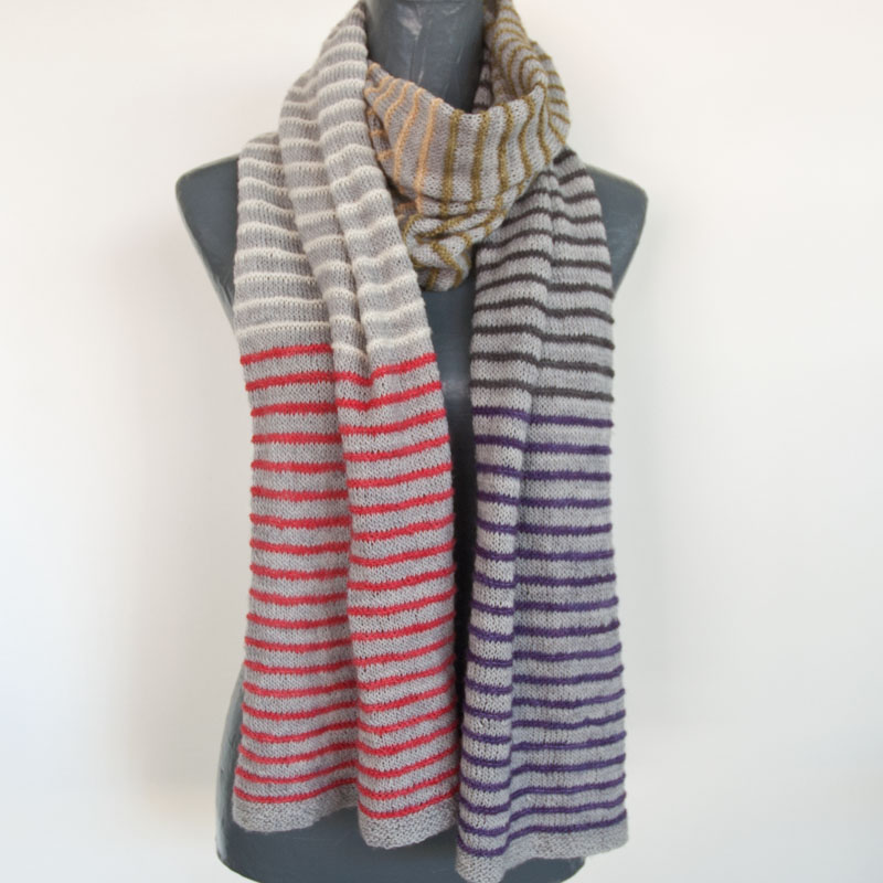 Pin Stripe Scarf Pattern