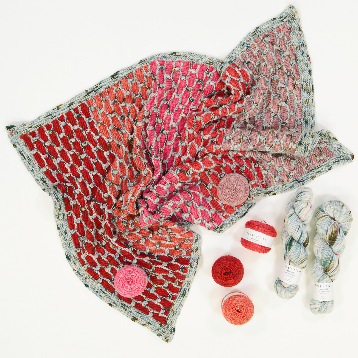 Beehive Baby Blanket Knit Kit