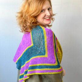 Fuchsia Fichu Shawl Bundle