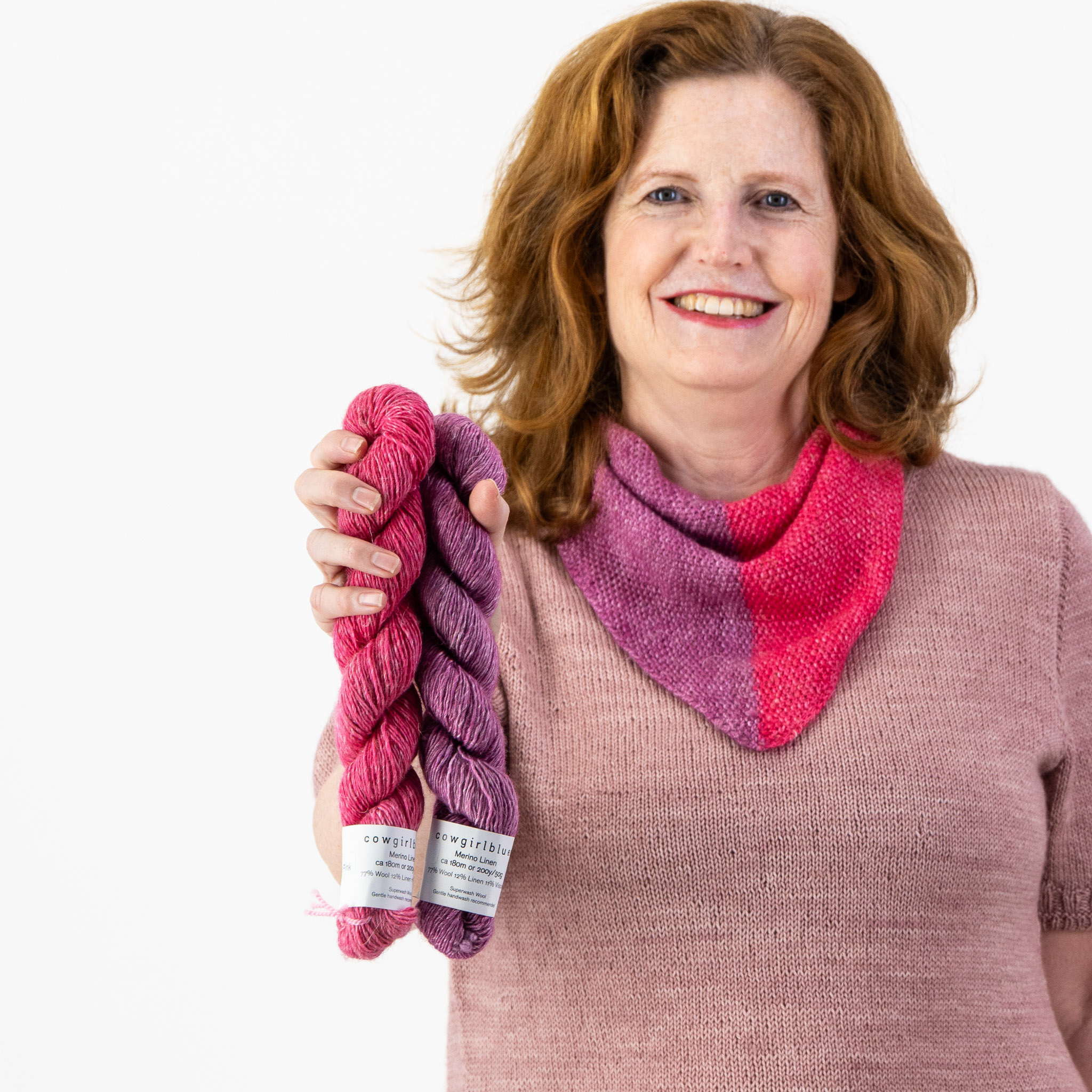 Half and Half Bandana Scarf Pattern