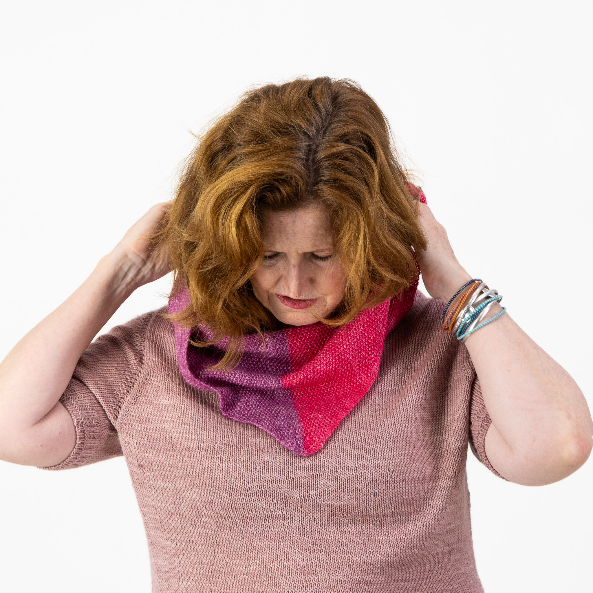 Half and Half Bandana Scarf Pattern