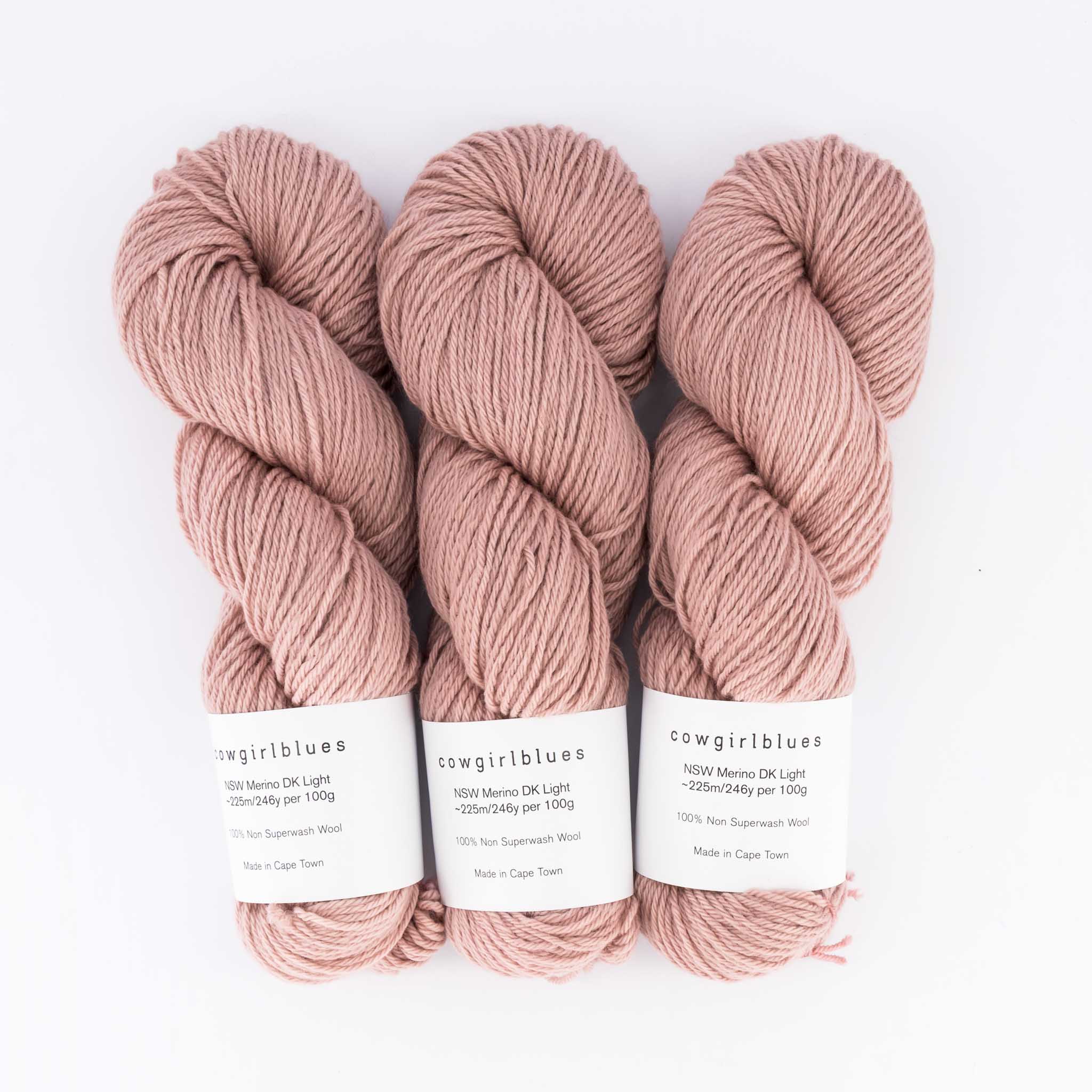 NSW Merino DK 100g Faded Rose