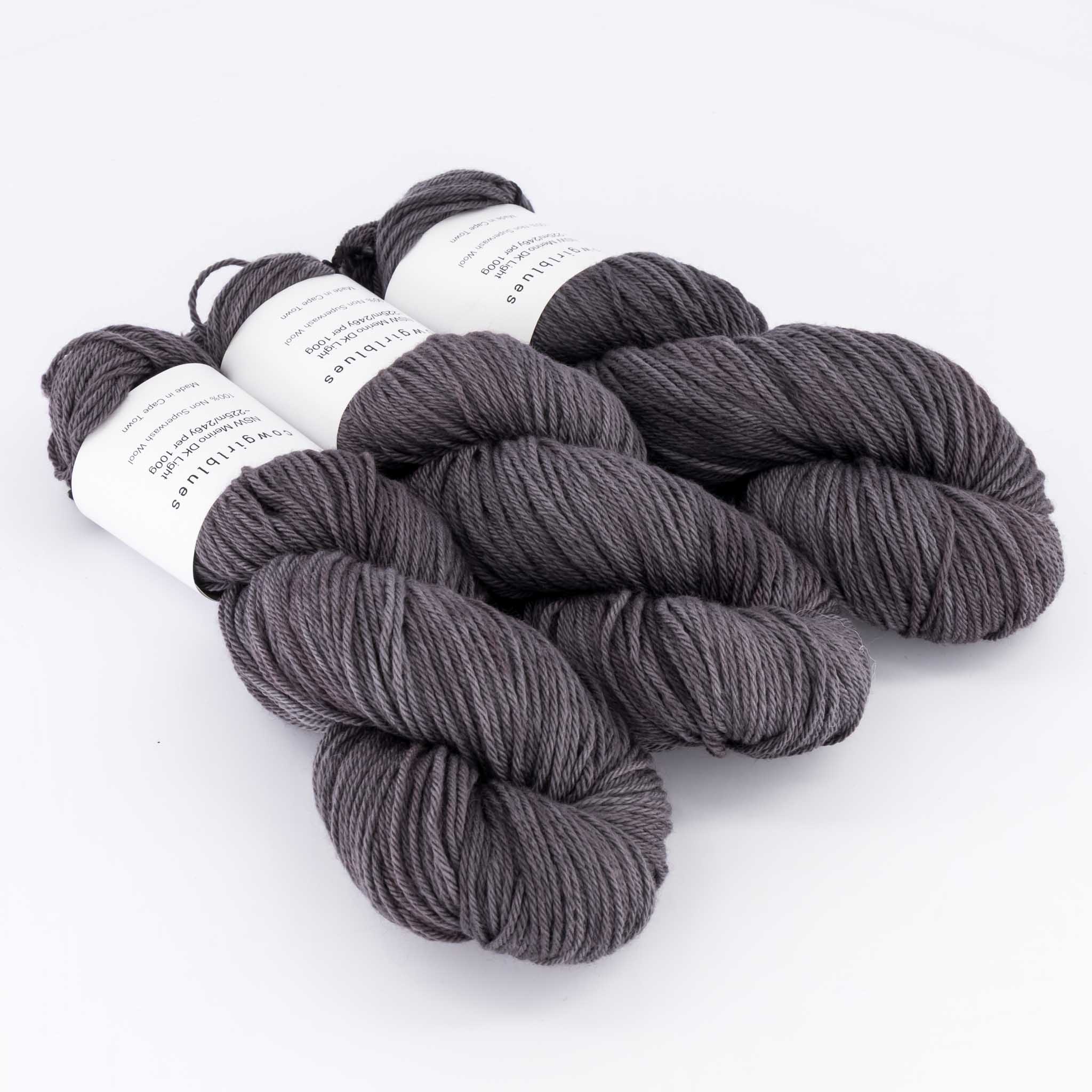 NSW Merino DK 100g Charcoal