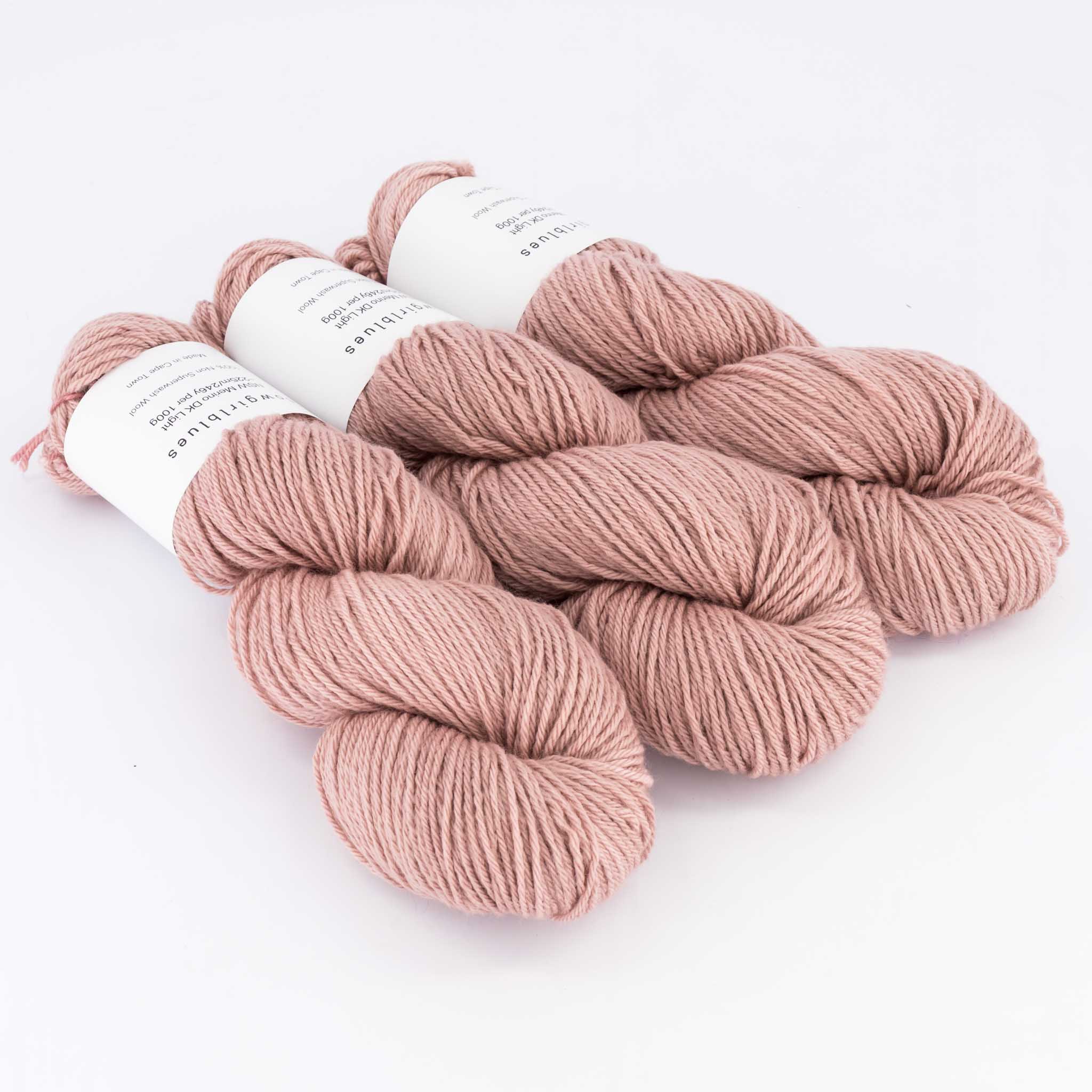 NSW Merino DK 100g Faded Rose
