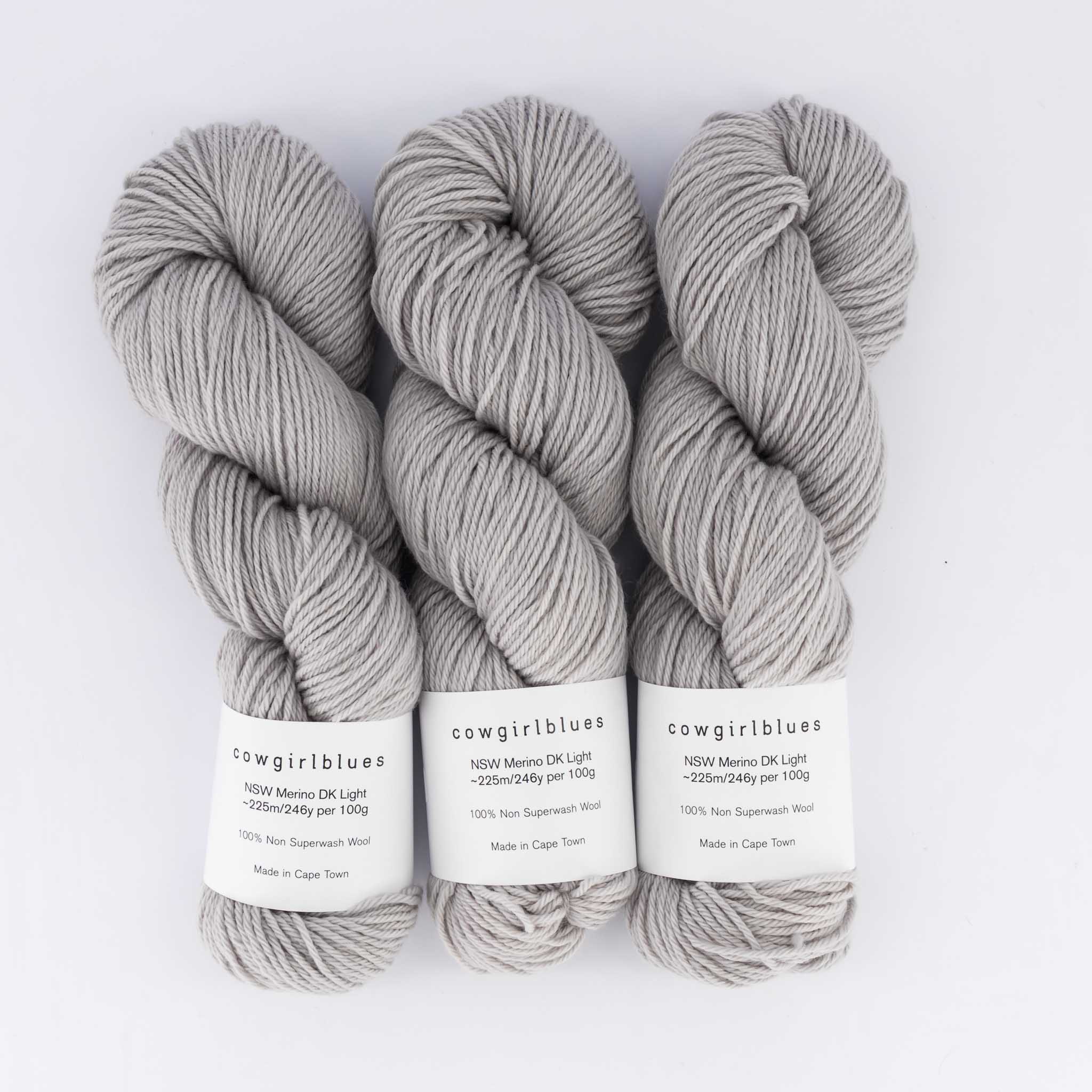 NSW Merino DK 100g Silver Fox