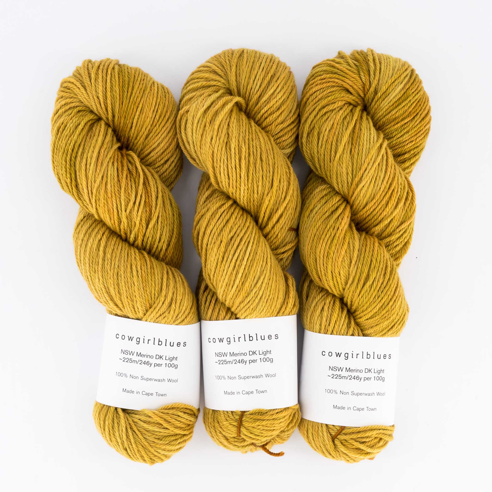 NSW Merino DK 100g Mustard
