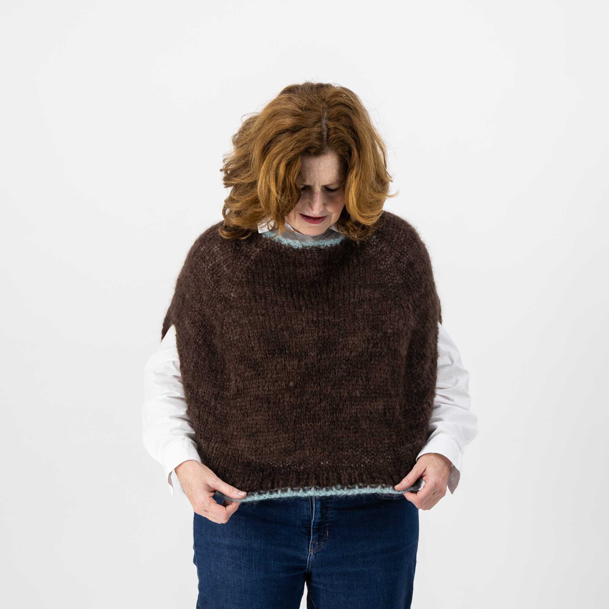 Easy Fluffy Poncho