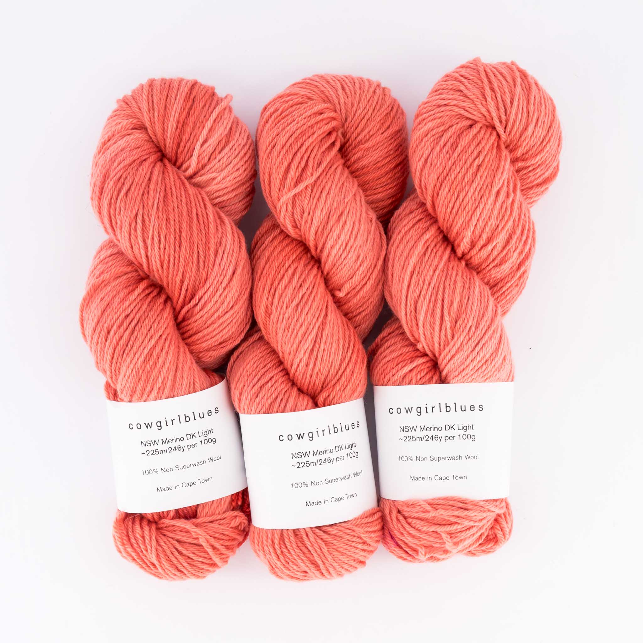 NSW Merino DK 100g Ruby Grapefruit